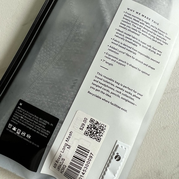 Lululemon always in motion boxer mesh modal in 7” length - Picture 2 of 5